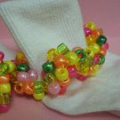 Citrus Girls Custom Beaded Crocheted Socks