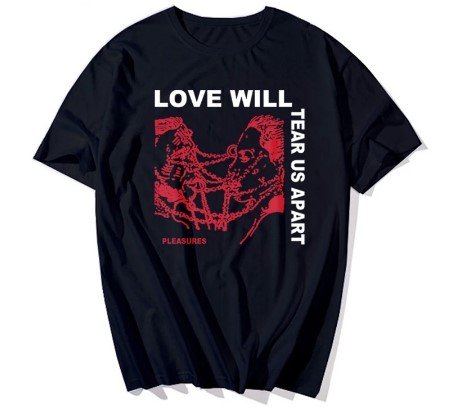 Lil Peep Peep Love Will Tear Us Apart Print Unisex Short T shirt