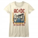 ACDC We Salute You North American Tour 1982 Men's T Shirt Rock Band Concert