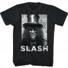 Slash Portrait Men's T Shirt Rock Guitarist Band Merch Guns n Roses Tee