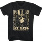 Slash Skull Tattoo Men's T Shirt Rock Guitarist Merch Guns n Roses Legend