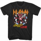 Def Leppard 7-Day Weekend Live Concert Tour Men's T Shirt Hair Metal Rock Band