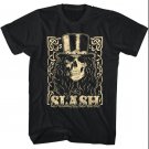 Slash Skull Tattoo Men's T Shirt Rock Guitarist Merch Guns n Roses Legend