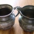SUPERIOR QUADRUPLE SILVER PLATE CREAM AND SUGAR SET