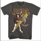 ACDC High Voltage Angus Shredding Men's T Shirt Metal Rock Band Album Tour Merch