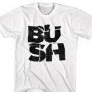 Bush Smashed Logo Men's T Shirt Grunge Alt Rock Band Album Concert Tour Merch