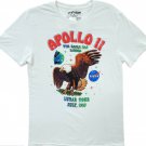 Men's Nasa Space Apollo 11 Retro Vintage White Astronaut Space T-Shirt