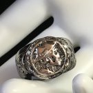 Ring Mens Retro Skull with WWI Hat #326 USA Seller