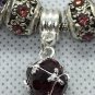 Bracelet Murano Charm Beads & Bangle Bracelet #12 USA Seller