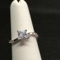 Ring Set Wedding Engagement White CZ #17 USA Seller