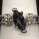 Ring 7 Color Oval Fashion Trend Ring #30 USA Seller