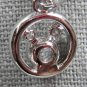 Necklace Earring Set Clear AAA CZ Circle Shape #67 USA Seller
