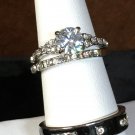 Rings Wedding Engagement Couples 3 pieces #102 USA Seller