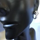 Earrings Cubic Zirconia CZ Sterling Silver #154 USA Seller