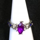Ring Colorful Marquis Cut Sterling Silver #156 USA Seller Ring Colorful Marquis Cut Sterling Silver #156 USA Seller
