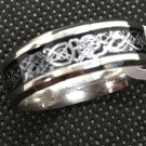Ring Wedding Mens Stainless Steel Celtic Dragon design #178 #180 USA Seller Ring Wedding Mens Stainless Steel Celtic Dragon design #178 #180 USA Seller