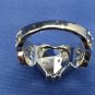 Ring Angel Wing Blue Crystal Infinity #236 #237 USA Seller