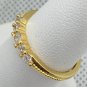 Ring Wedding Simple Yellow Gold Plate Slim #285 USA Seller