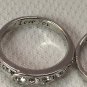 Ring Engagement Wedding 3 pc set Engraved I Love You #146 USA Seller