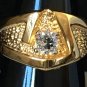 Man's Ring 18K HGE Gold Plate with Accent #380 USA Seller