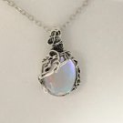 Necklace Clear Glass Water Drop #404 USA Seller Necklace Clear Glass Water Drop #404 USA Seller