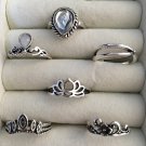 Knuckle Rings, Toe Rings Grab Bag of 6 #426 USA Seller