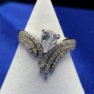 Ring 18K Gold Plated Exquisite Zircon Inlaid Ring #457