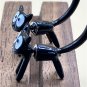 Earrings Unique Black Cat Front And Back Stud Earrings #463