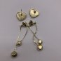 Earrings Zircon Heart Shape Dangle #498