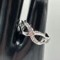 Bracelet Ring Set Silver Infinity #517RB