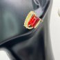 Han Edition Synthetic Diamond Ruby  Earrings - #606