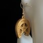 EARRINGS 2 Pair Western Style Boot Lucky Star Horseshoe Plastic #700 #701