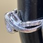 Ring 925 Silver Plated Solitaire Cubic Zirconia #764