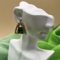 Earrings Hollow Triangle Design Stud Green Crystal Earrings #775