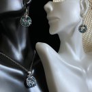 Sea Life Necklace Earrings SET Sea Turtles And Starfish #817 Sea Life Necklace Earrings SET Sea Turtles And Starfish #817