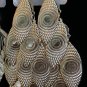 Just Earrings Dangle Earrings 5 Sets Gold Tone Non Plated #844