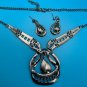 Necklace Earring Statement Set Water Drop Shape #845