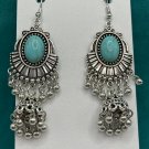 Southwestern Style Oval w Dangle Crown #852