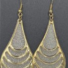 Tear Drop Shape Silver Shimmer Background #867