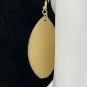 Leaf Shape Curved Veins Silver Shimmer Background #872