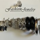 Just Earrings SET 5 Pr. Hoop #924