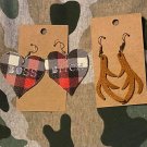 leather earrings