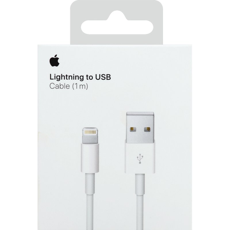 (1m) Apple Lightning to USB Cable - White