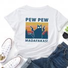 Graphic Tees Cotton Short Sleeve Crew Neck Loose T Shirt