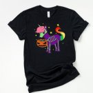 Trick or Treat Shirt Unicorn Graphic, Halloween or Fall Shirt