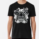 Street Gamer Cartoon Character - T-shirt design for Gamer's Premium T-Shirt