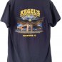 Harley-Davidson Vintage Navy Blue T-Shirt Men's Medium Logo Tee Made In USA