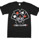 THE CLASH T-SHIRT CLASH CARDS SKULL CLASSIC UNISEX T-SHIRT STANDARD FIT T-SHIRT