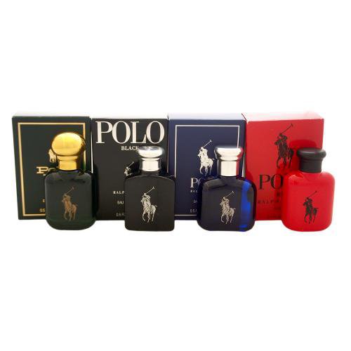 Ralph Lauren Polo Mini Cologne Gift Set for Men, 4 Pieces