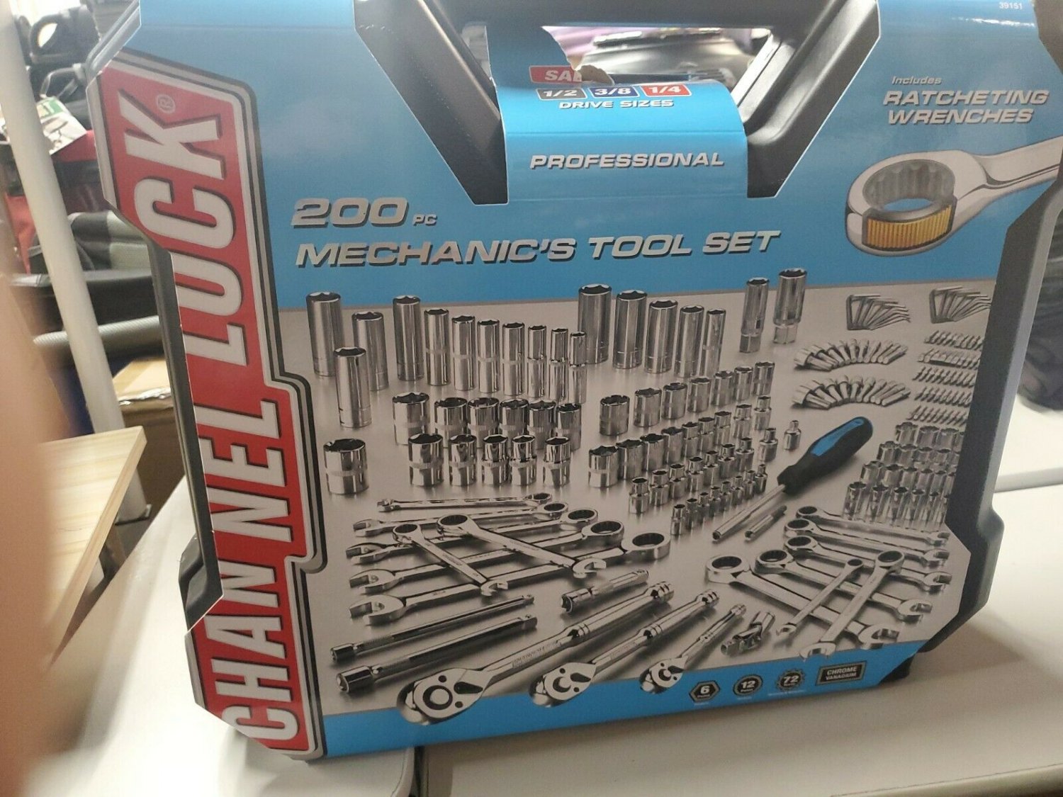 Tools Channellock Mechanic's Set (200 pc.) Drive Sockets, Combination Wrenches!!